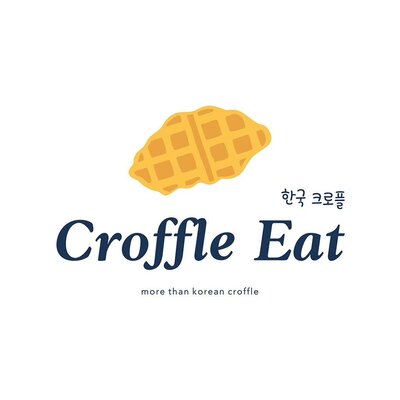 Trademark Croffle Eat + LOGO +Huruf Korea