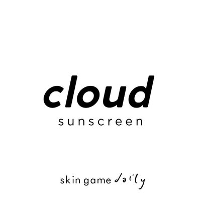 Trademark CLOUD SUNSCREEN