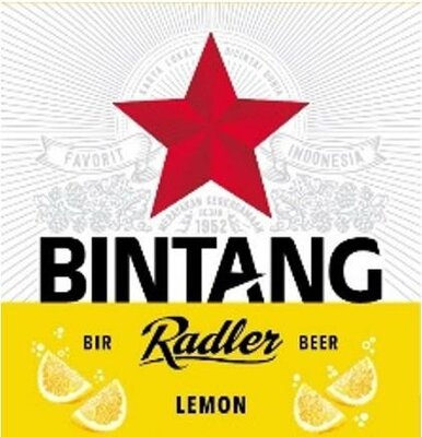 Trademark Bintang Radler Lemon Label (in colour)