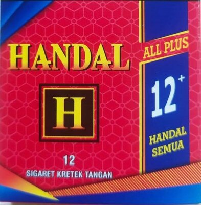 Trademark handal all plus 12 handal semua sigaret kretek tangan