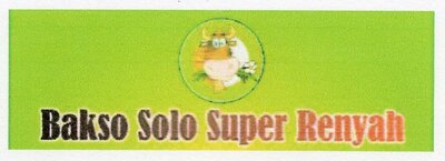 Trademark BAKSO SOLO SUPER RENYAH