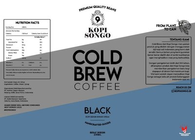 Trademark Kopi Songo Cold Brew Black