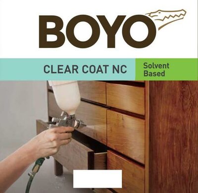 Trademark BOYO Clear Coat NC Solvent Based