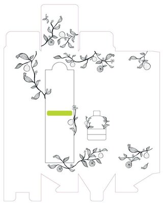 Trademark BOTANICAL ESSENTIALS BERGAMOT + Kemasan