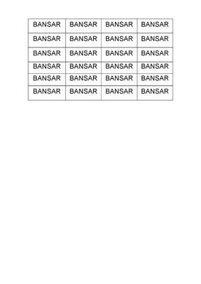 Trademark BANSAR