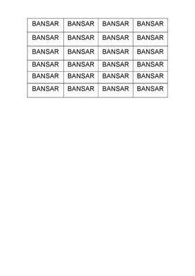 Trademark BANSAR