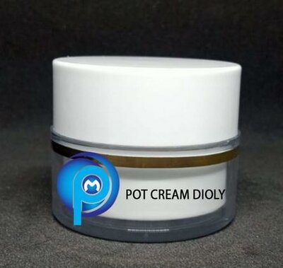 Trademark POT CREAM DIOLY + LUKISAN