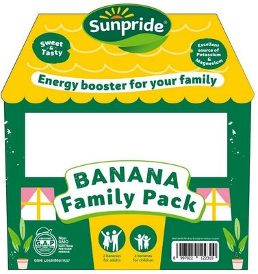 Trademark SUNPRIDE BANANA FAMILY PACK dan Lukisan