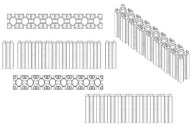 Trademark 3D Trademark (1x8 Building Block)