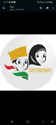 Trademark santrimart + Lukisan