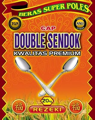 Trademark DOUBLE SENDOK + LUKISAN