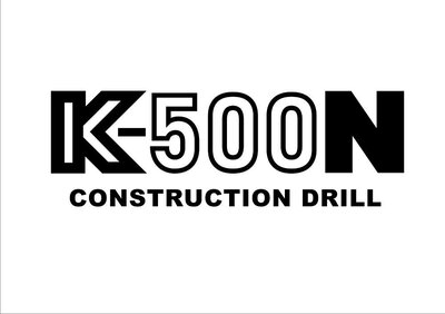 Trademark K-500N CONSTRUCTION DRILL & LUKISAN