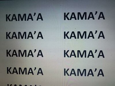 Trademark KAMA'A