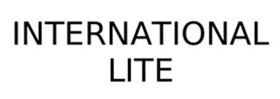 Trademark INTERNATIONAL LITE