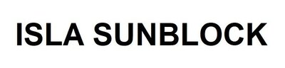 Trademark ISLA SUNBLOCK