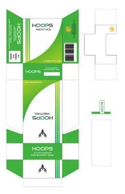 Trademark HOOPS MENTHOL + LUKISAN