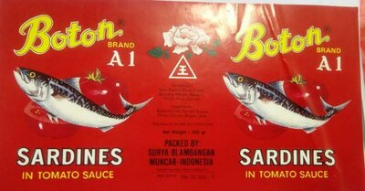 Trademark Boton Sardines In Tomato sauce BRAND A1