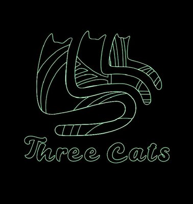 Trademark THREE CATS + LOGO