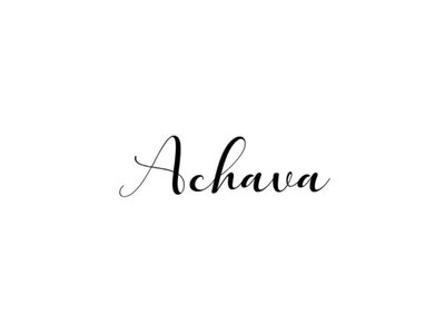 Trademark ACHAVA + LOGO