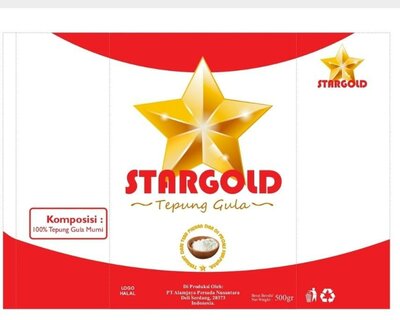 Trademark TEPUNG GULA STARGOLD + LUKISAN