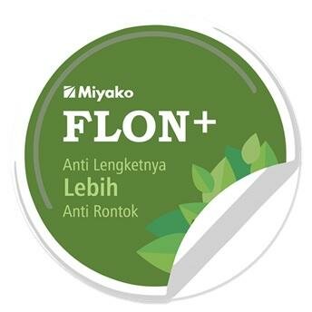 Trademark Miyako FLON+, Anti Lengketnya Lebih Anti Rontok + Lukisan