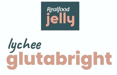 Trademark REALFOOD JELLY LYCHEE GLUTABRIGHT + Lukisan