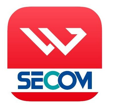 Trademark W/SECOM (color device)