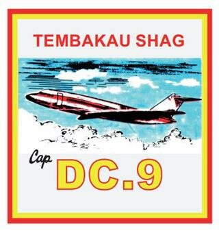 Trademark Cap DC-9 + LUKISAN KAPAL TERBANG