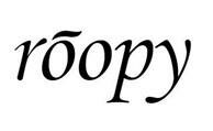 Trademark roopy + Logo