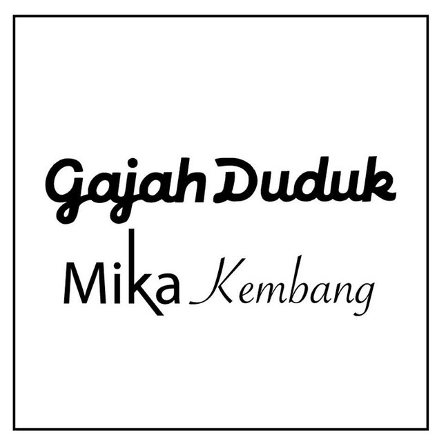 Trademark Gajah Duduk Mika Kembang