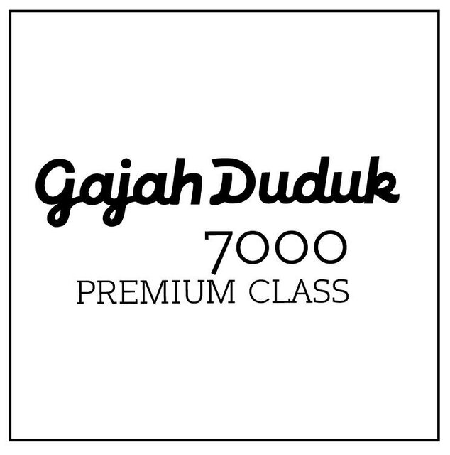 Trademark Gajah Duduk 7000 PREMIUM CLASS