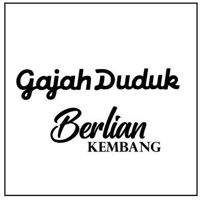 Trademark Gajah Duduk Berlian KEMBANG