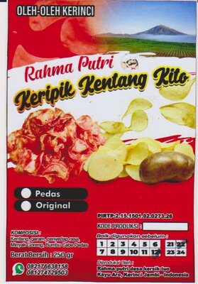 Trademark Rahma Putri Keripik Kentang Kito + Lukisan