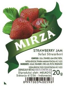 Trademark MIRZA STRAWBERRY JAM + LUKISAN