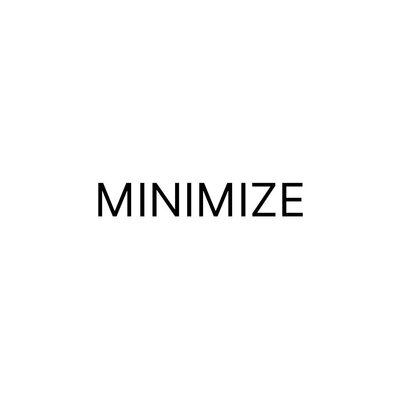 Trademark MINIMIZE