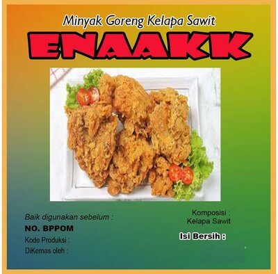 Trademark minyak goreng kelapa sawit ENAAKK