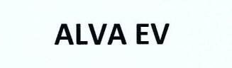 Trademark ALVA EV