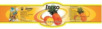 Trademark LEEKO SELAI RASA NANAS + LUKISAN