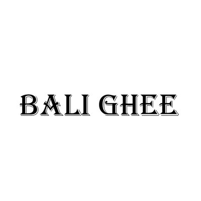 Trademark BALI GHEE