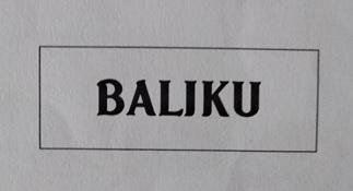 Trademark BALIKU