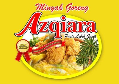 Trademark Minyak Goreng Azqiara + LUKISAN