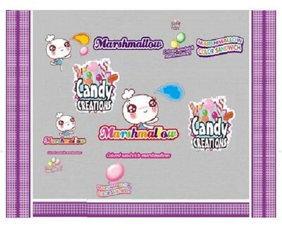 Trademark Merek “ CANDY CREATIONS MARSHMALLOW COLOR SANDWICH dan logo ( anggur )