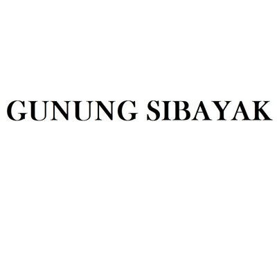 Trademark Gunung Sibayak