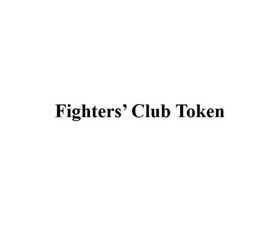 Trademark Fighters’ Club Token