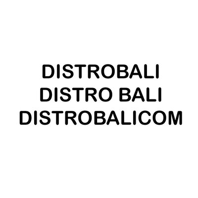 Trademark DISTROBALI