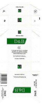 Trademark D&B MENTHOL FRESH INTERNATIONAL