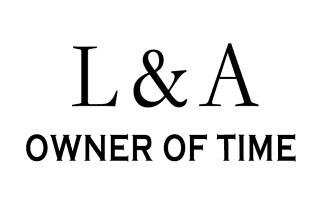 Trademark L & A OWNER OF TIME + LOGO