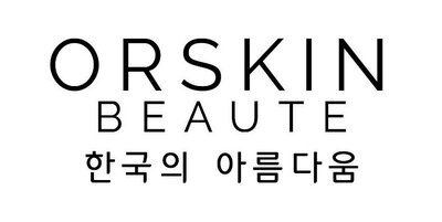 Trademark ORskin Beaute + logo merk