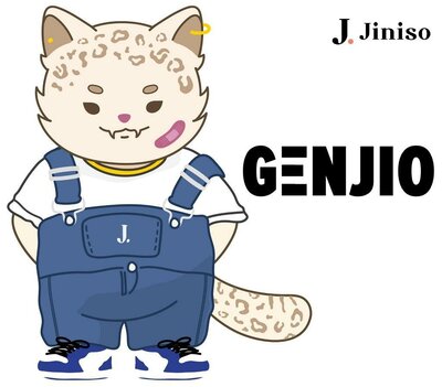 Trademark maskot jiniso jeans, Genjio