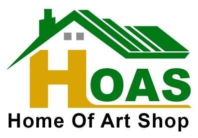 Trademark HOAS ( Home Of Art Shop ) + LOGO